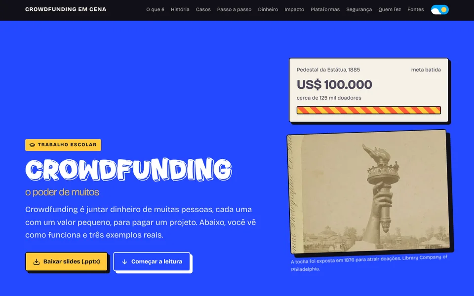 Captura da página inicial do site kranoedu.site
